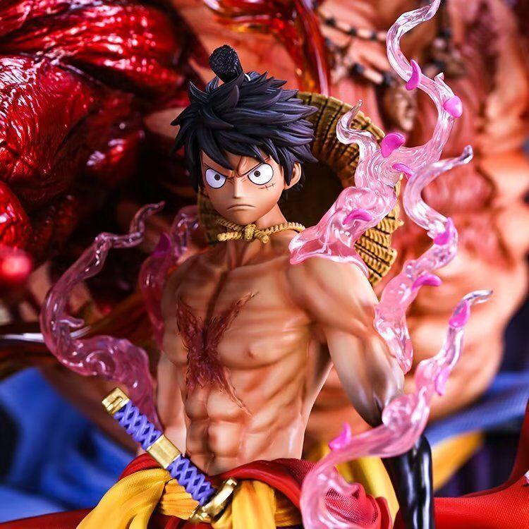Mô Hình Luffy Gear 4 Đảo Quỷ Onigashima 33Cm 2.8KG Mô hình One Piece Cao Cấp, Figure Mô Hình Anmie One Piece Luffy Vua H