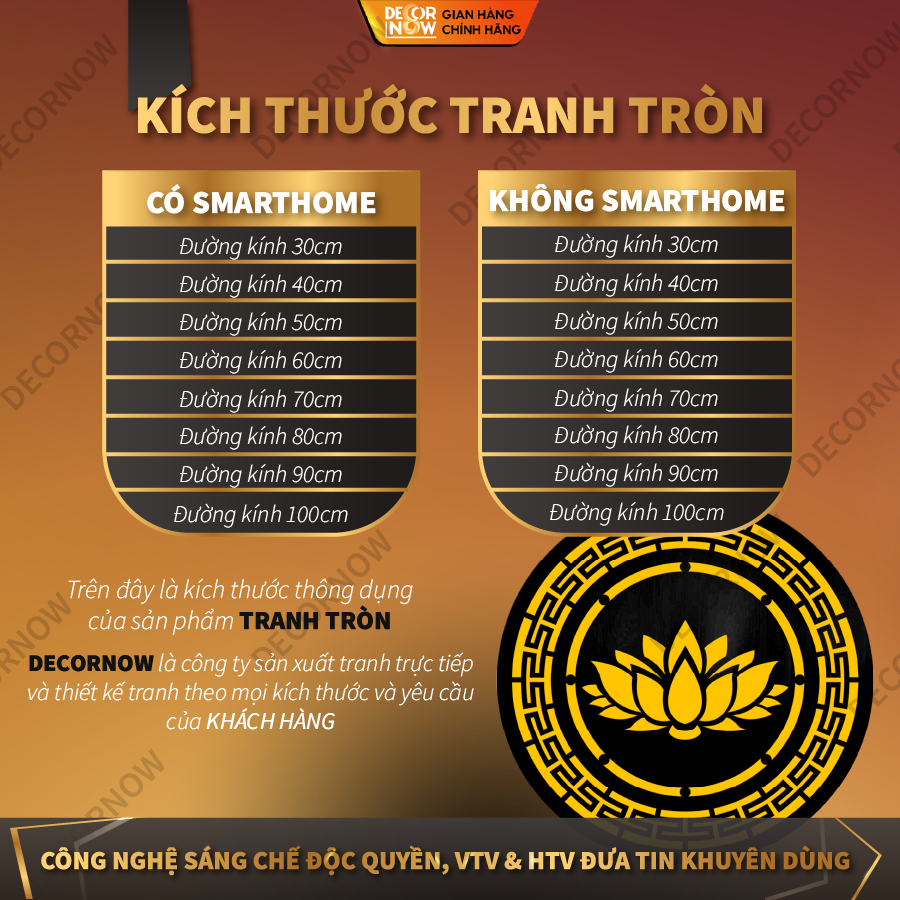 Đèn Hào Quang Phật In Tranh Trúc Chỉ CNC DECORNOW 30,40 cm, Trang Trí Ban Thờ, Hào Quang Trúc Chỉ VÂN GỖ DCN-TCC9