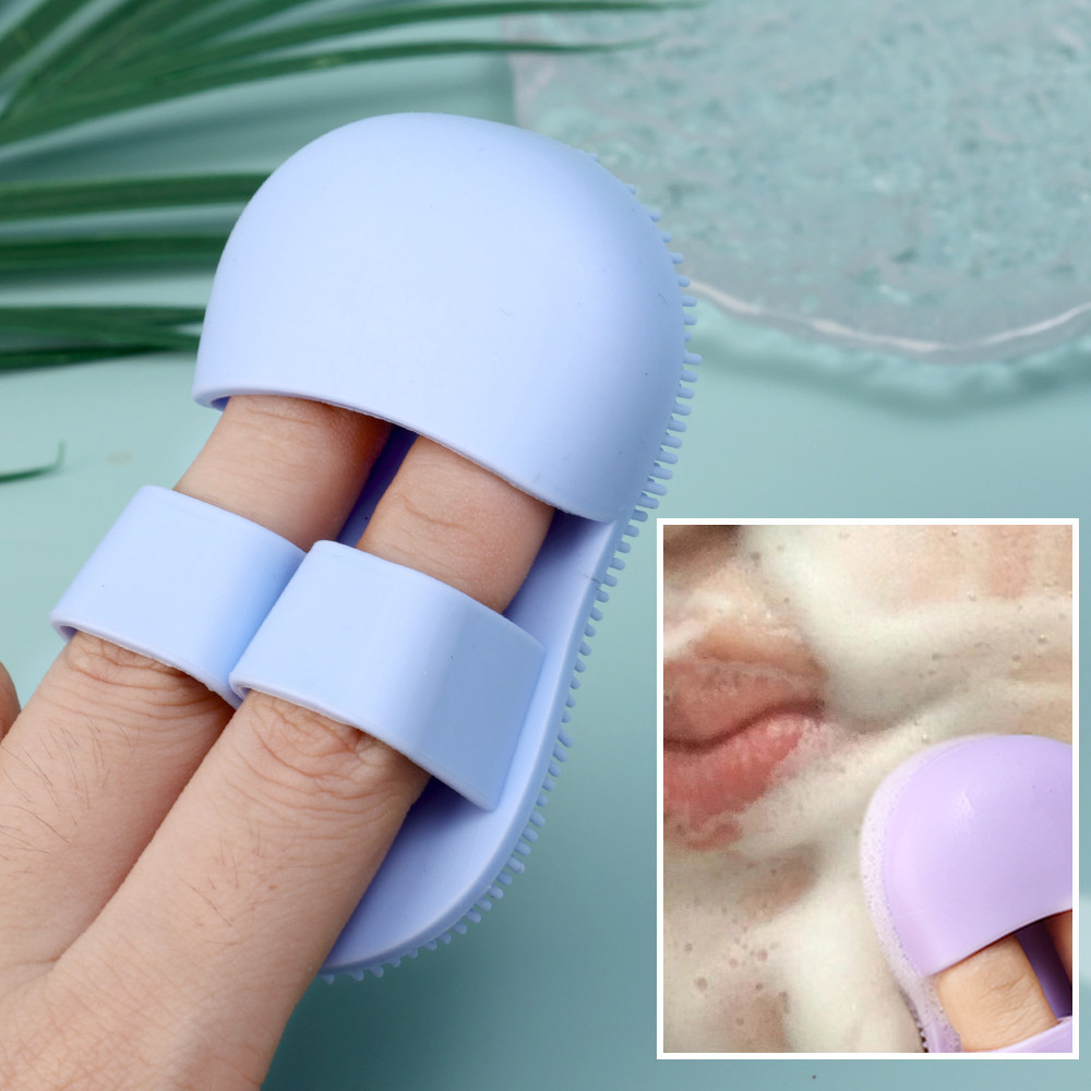 Bàn Chải Rửa Mặt Silicon Mini - Bàn Chải Làm Sạch Lỗ Chân Lông Mặt - Bàn Chải Làm Sạc - Miếng Cọ Rửa Mặt Tẩy Tế Bào Chết - HÀNG CHÍNH HÃNG MINIIN