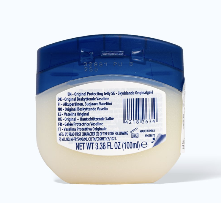 Sáp dưỡng ẩm Vaseline Pure Petroleum Jelly Original (100ml)