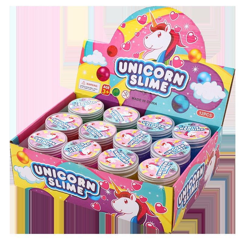 Slime charm CÁ NGỰA TRÁI TIM 9 màu cực đẹp Đồ chơi hũ slam chất nhờn ma quái squishy