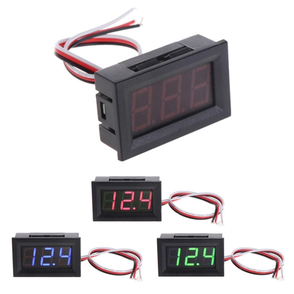 0.56 Inch DC 5V - 120V Mini Digital Voltmeter Voltage Meter