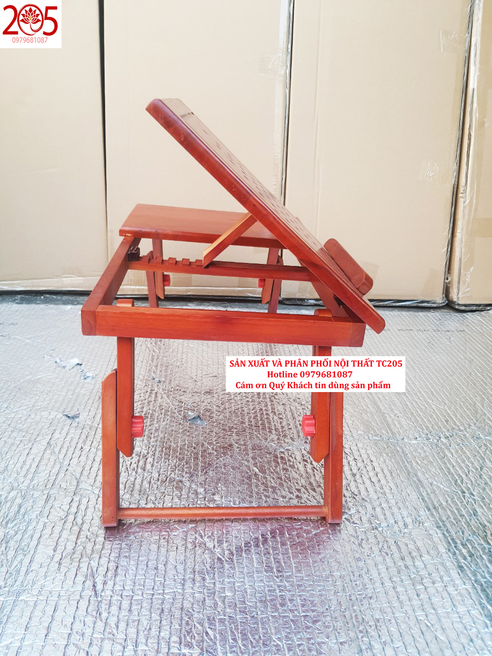 BÀN ĐỂ LAPTOP BẰNG GỖ - 205 TC WOODEN LAPTOP TABLE