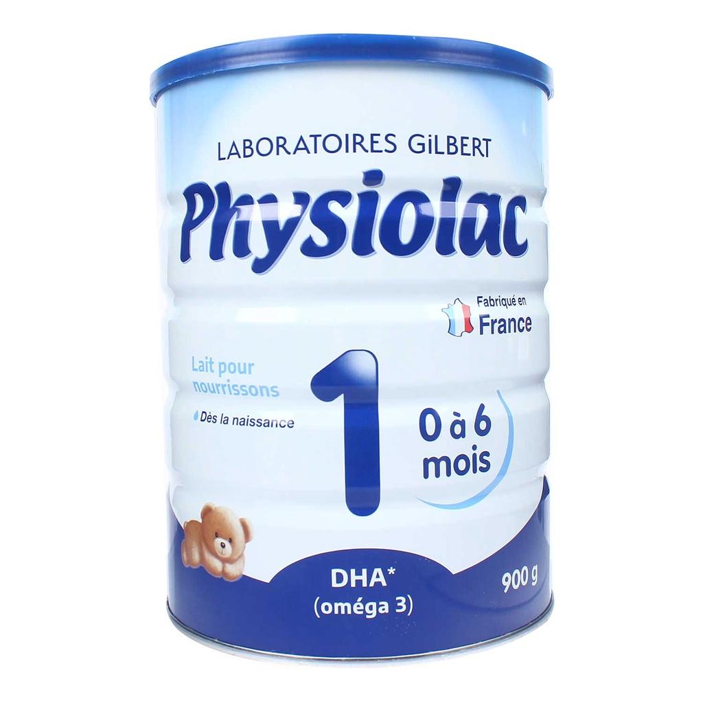 Sữa bột Physiolac số 1 900g New cho bé từ 0-6 tháng