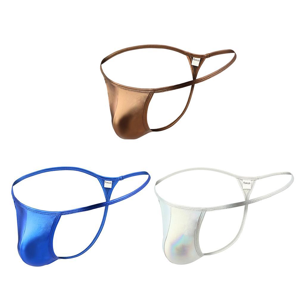 Mens  Briefs  Thongs Jockstrap Underwear T-back Shorts