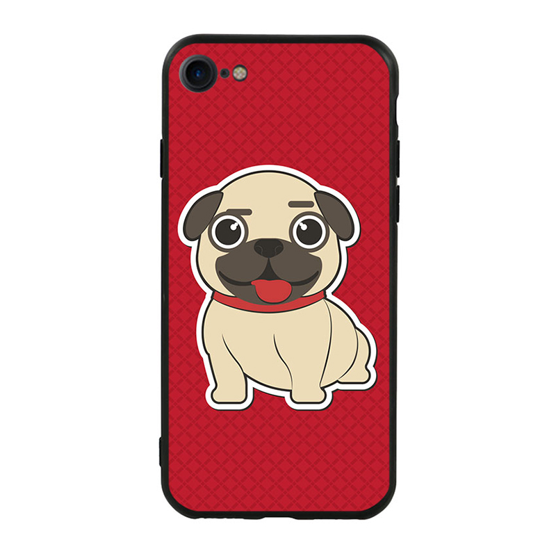 Ốp Lưng Viền TPU Cao Cấp Dành Cho iPhone 7 - Cute Dog 01