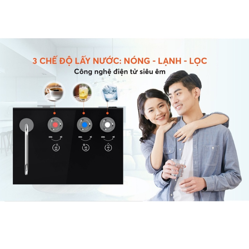 Máy Lọc Nước Nóng Lạnh Karofi Livotec 611 - 7 Lõi Lọc - Hàng Chính Hãng