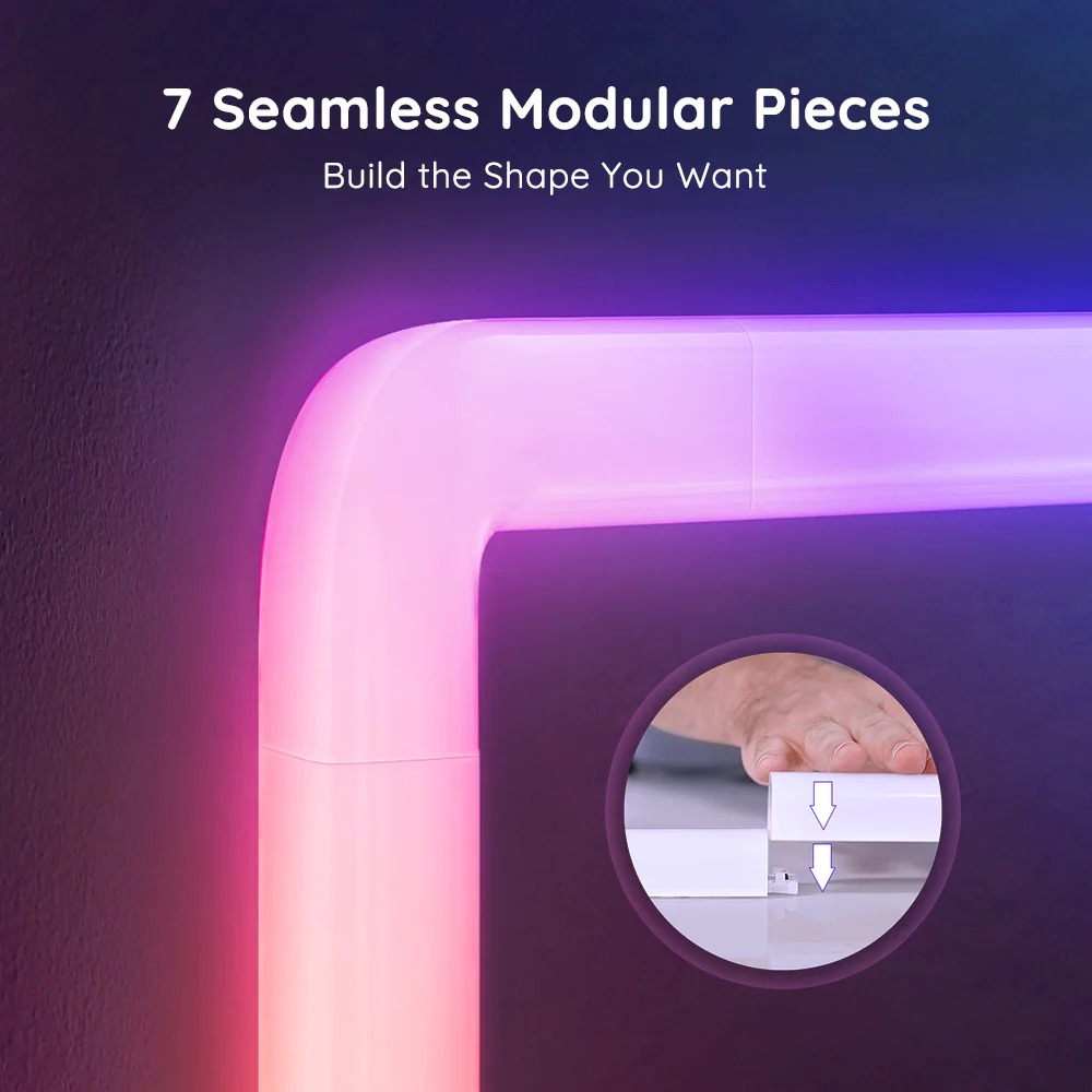 Đèn LED treo tường Govee Glide Wall Light H6062 | DIY, công nghệ RGBIC 16 triệu màu tùy chỉnh, kết nối thông minh | Hàng chính hãng