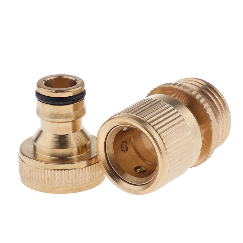 Quick Connect Male Female fitting Water Pressure Washer 3/4" Quick Coupling
