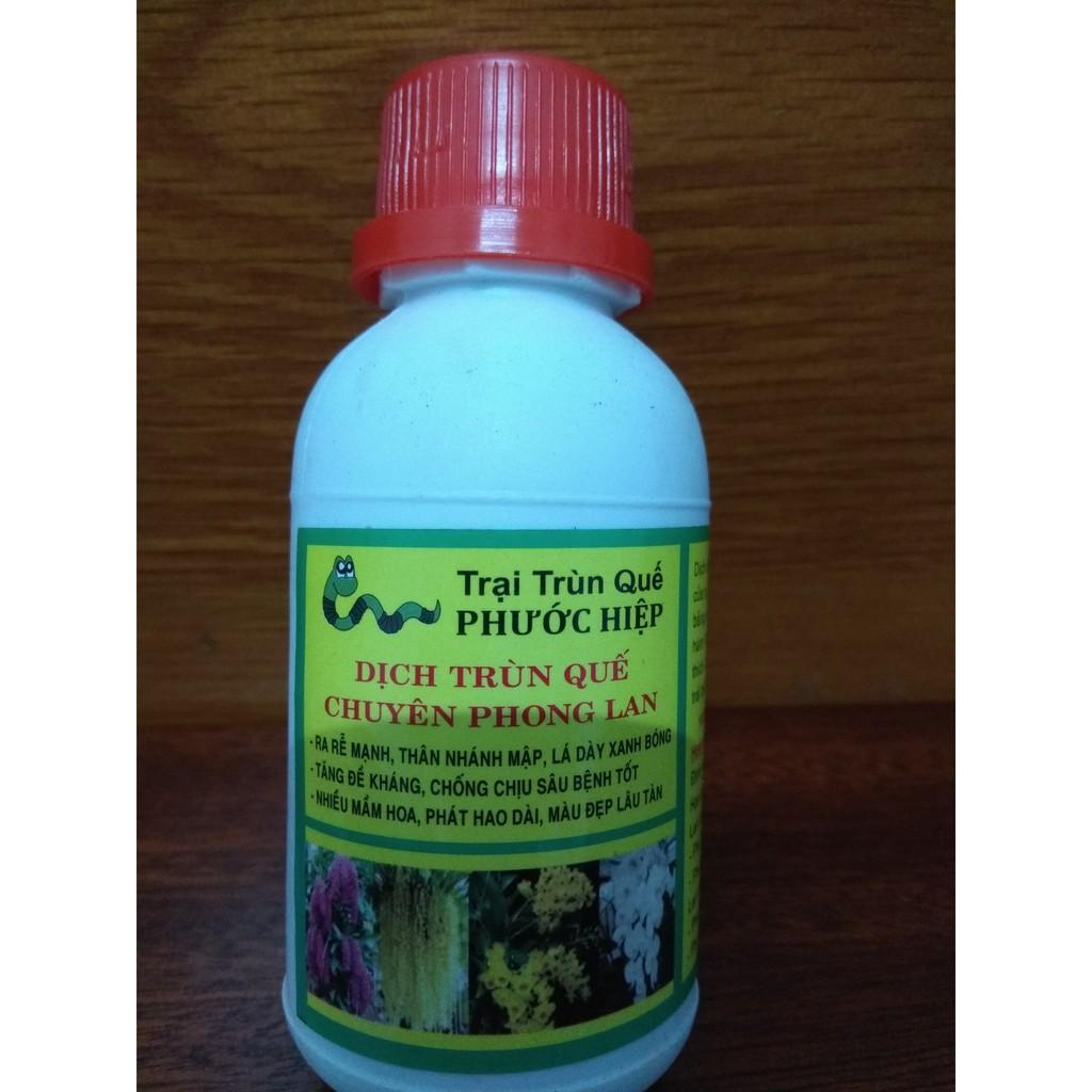 Dịch trùn quế chuyên dùng cho hoa phong lan - chai 105 ml