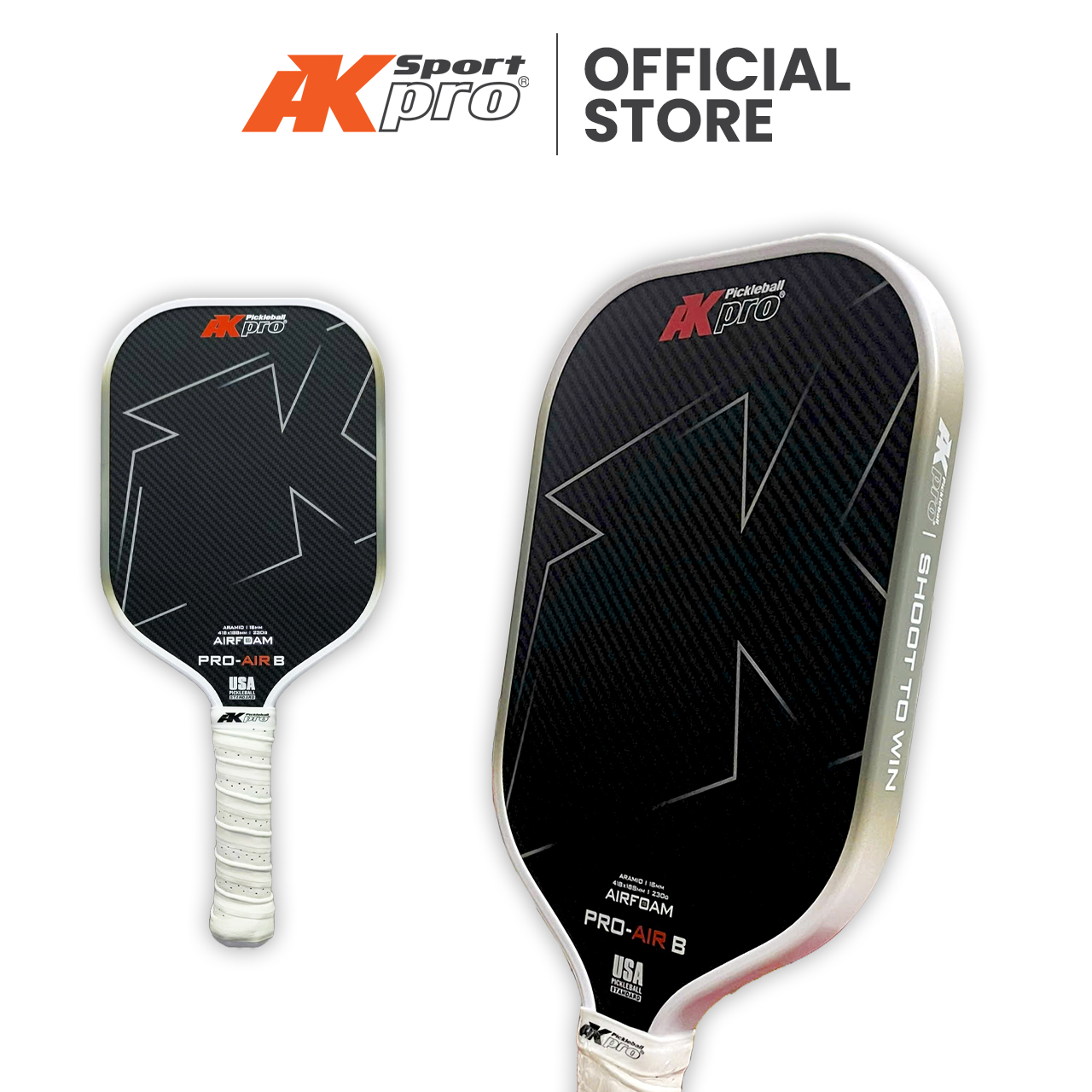 Vợt Pickleball PRO-AIR B - Aramid