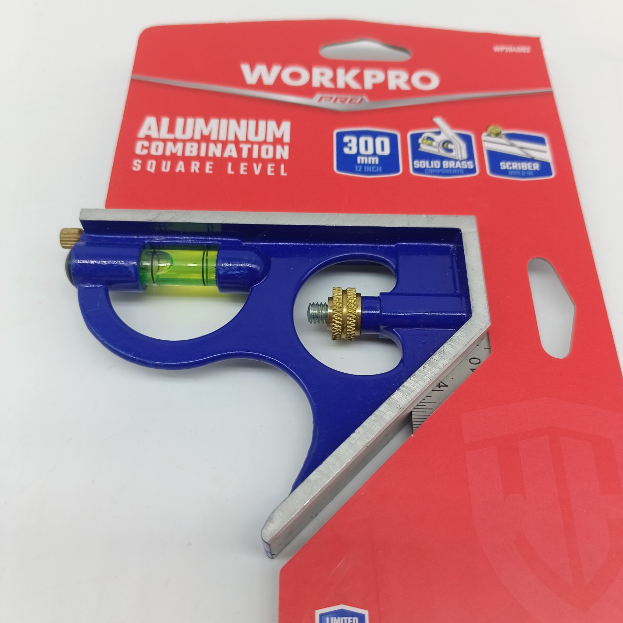 Thước ke góc thủy Workpro 300mm 12inch WP264002