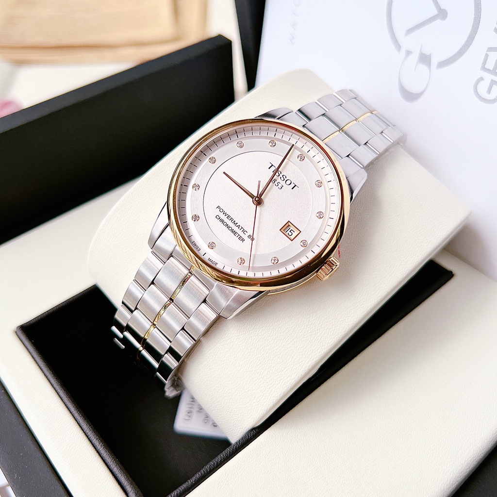 Đồng Hồ Cơ Nam Tissot Chronometer Luxury DemiGold Automatic Model : T086.408.22.036.00- Cao Cấp - Cung Cấp Bởi AmandaC Life