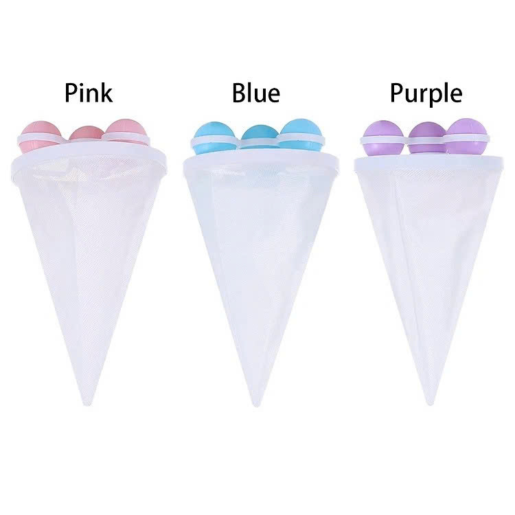 COMBO 2 Phao Lọc Cặn Bẩn Máy Giặt Thông Minh - Túi Lọc Gom Rác Lông Tóc Trong Lồng Máy Giặt