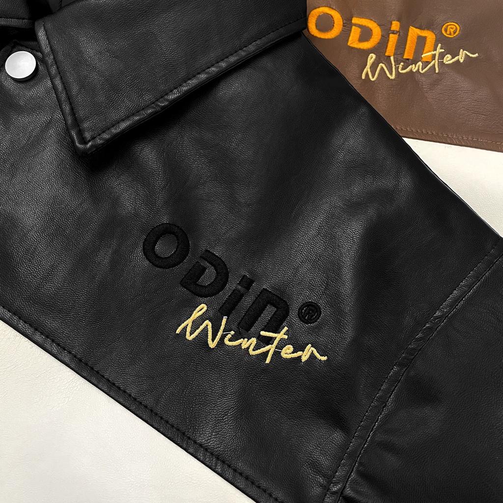 Áo Khoác Leather Jacket ODIN CLUB, Áo khoác da Local Brand ODIN CLUB