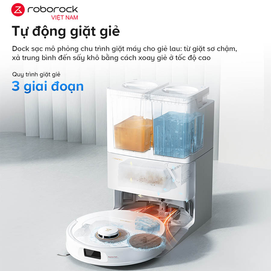 Robot hút bụi lau nhà Roborock Qrevo 5AE – Hàng Chính Hãng