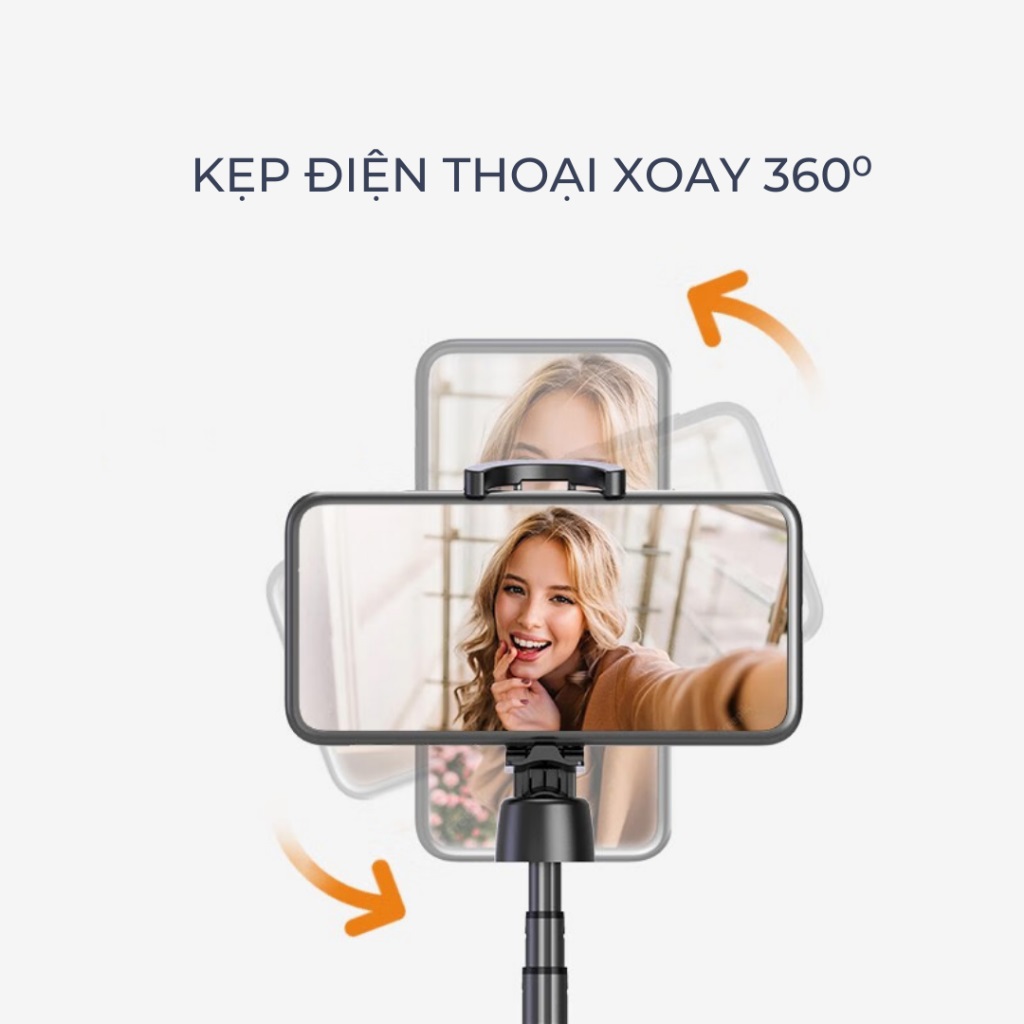 Gậy Chụp Ảnh Sothing SS100 Chụp Ảnh Tripod/ Selfi Bluetooth Điện Thoại, Livestream, Vlog Đa Năng, Kéo Dài 2,2m- Hàng chính hãng