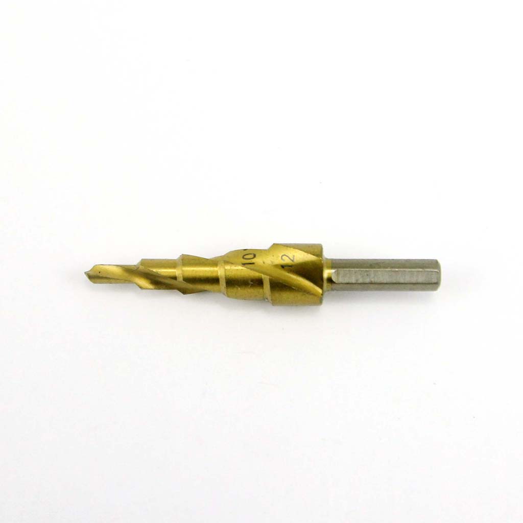MŨI KHOAN 5 BƯỚC XOẮN 4-12MM CHUÔI TRÒN PHỦ TITANIUM