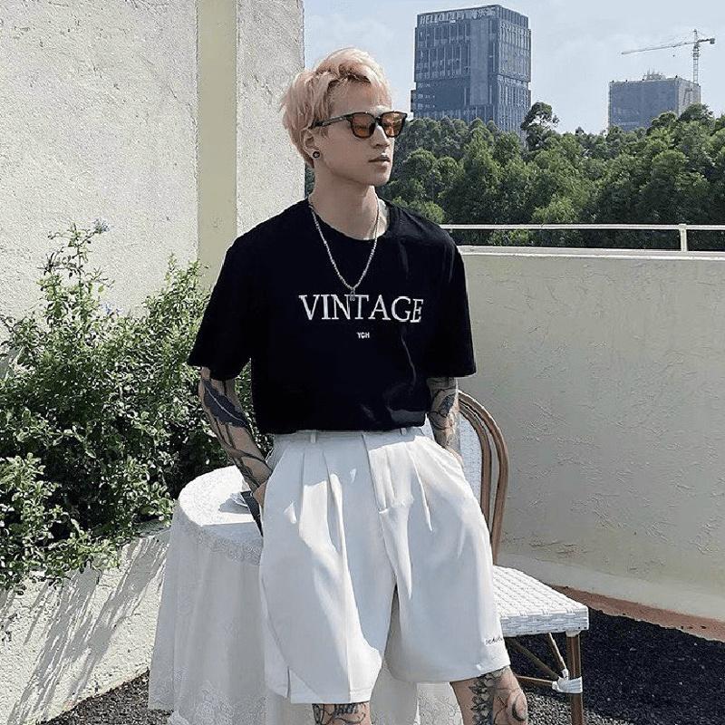 Áo Thun Nữ Unisex Tay Lỡ In Chữ VINTAGE YCH ATN6742 - J.A Shop