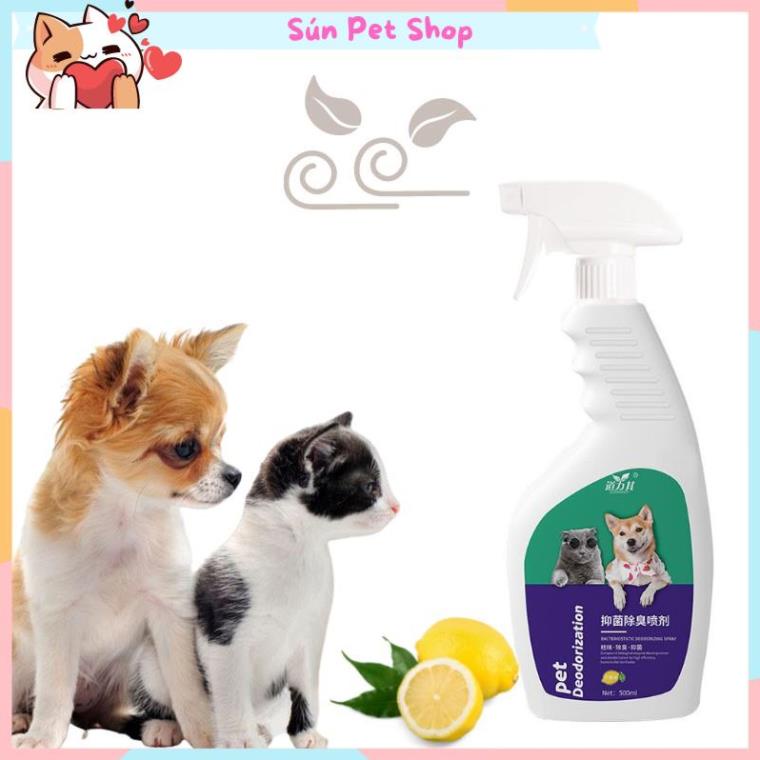 Xịt khử khuẩn cho thú cưng hương chanh 500ml