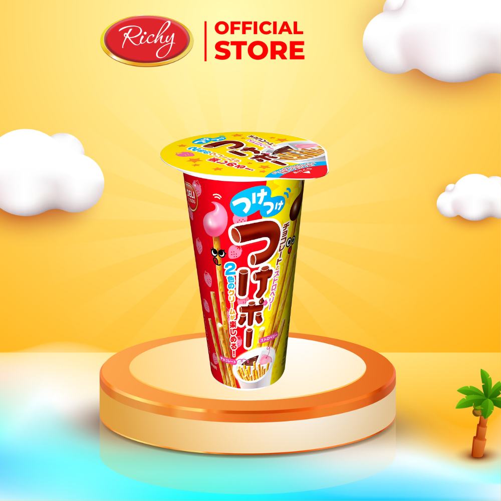 Bánh Que Chấm Kem Wismo Socola Dâu Tây Ngọt Ngào