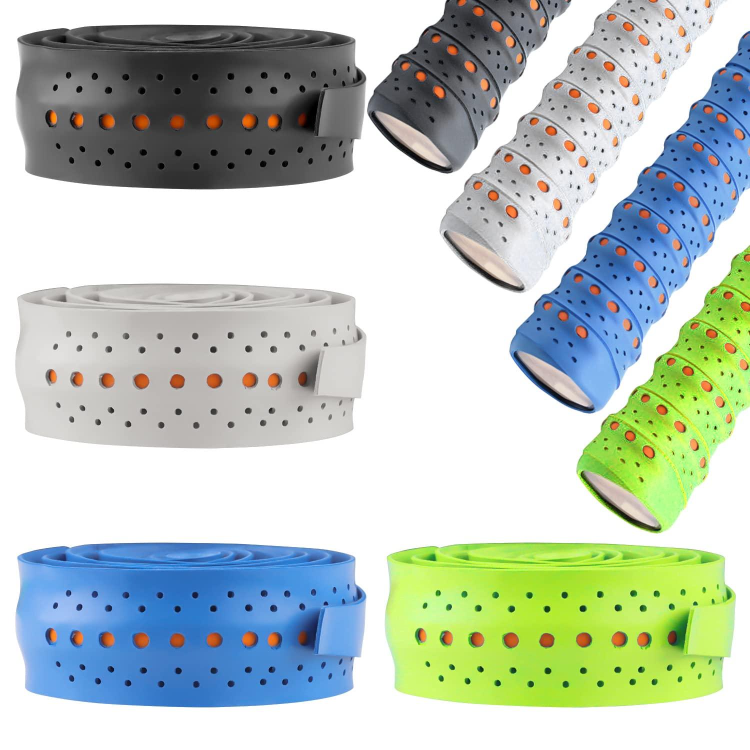 4 mảnh tay cầm vợt tennis, tay cầm cầu lông tự do, tennis tay cầm, băng vợt cho bóng quần vợt squash tennis