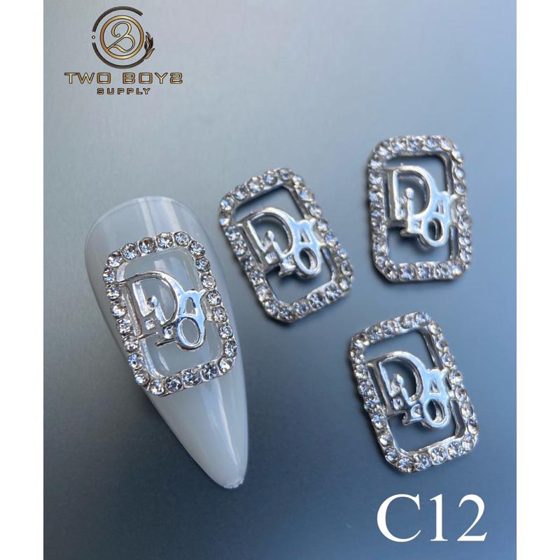 Charm nail - charm các loại - charm màu trắng và vàng phụ kiện làm móng