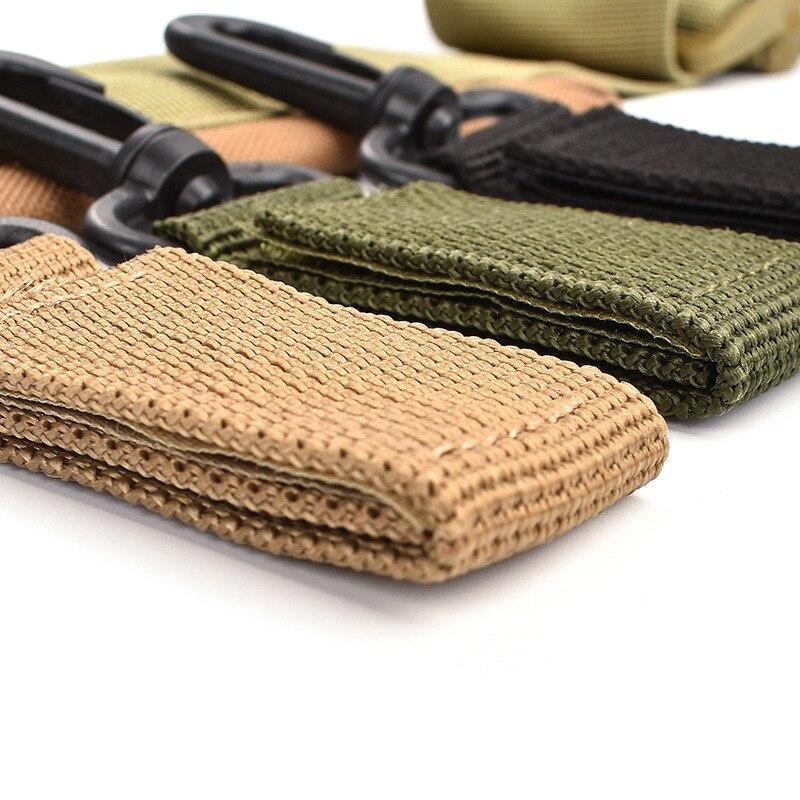 Climbing Accessory Outdoor Carabiner Strength Nylon Tactical Backpack Key Hook Webbing Buckle Hanging System Belt Buckle Hanging