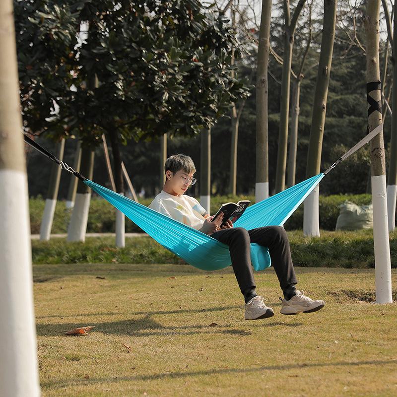 Ngoài Trời Đơn Võng Với Trang Bị Cắm Trại Treo Ghế Ký Túc Xá Phòng Ngủ Dù Nylon Giải Trí Thảm Xoay