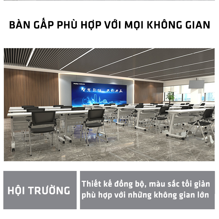 Bàn làm việc có ngăn kéo KT 60cm x 1m2. Bàn làm việc gấp gọn di động. Khung thép cacbon chịu lực sơn tĩnh điện. Tùy chỉnh nâng hạ độ cao.