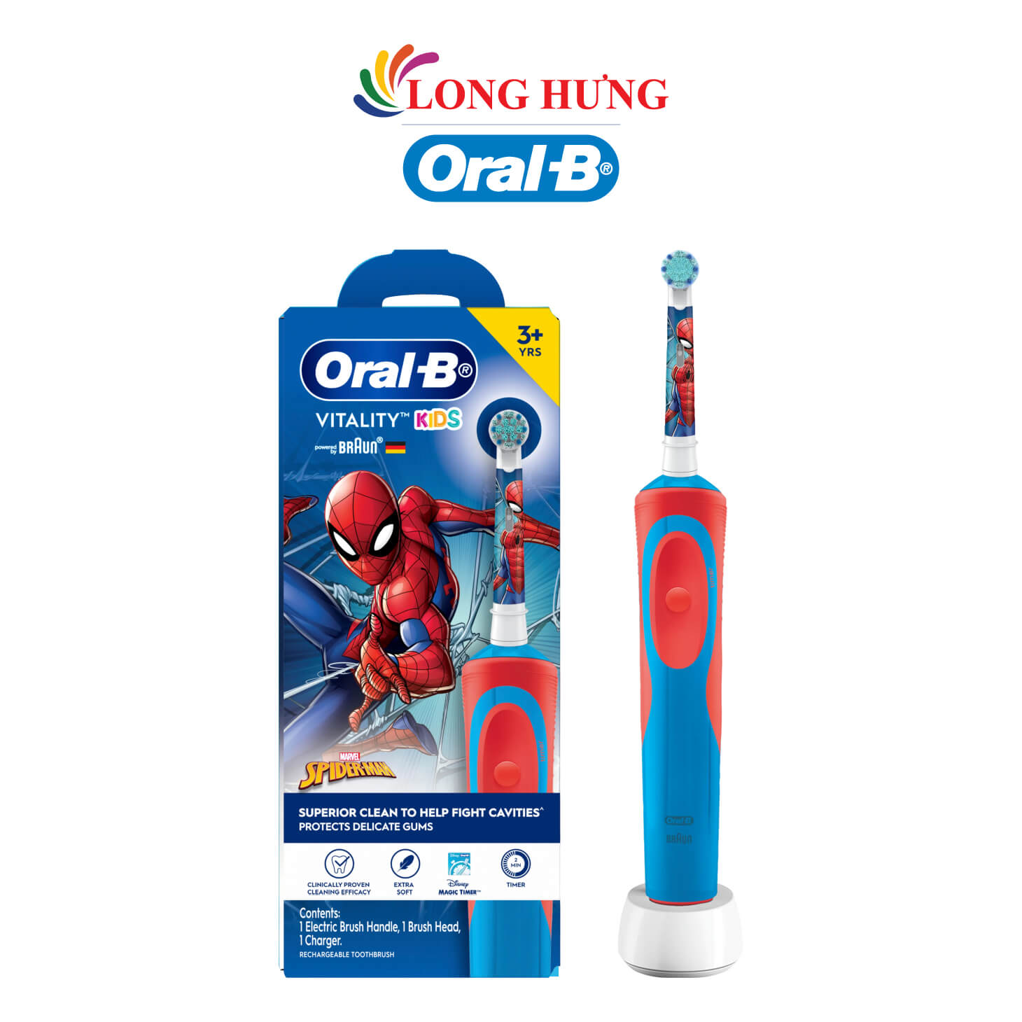 Bàn chải điện trẻ em Oral-B Vitality Kids D12.513 - Hàng chính hãng