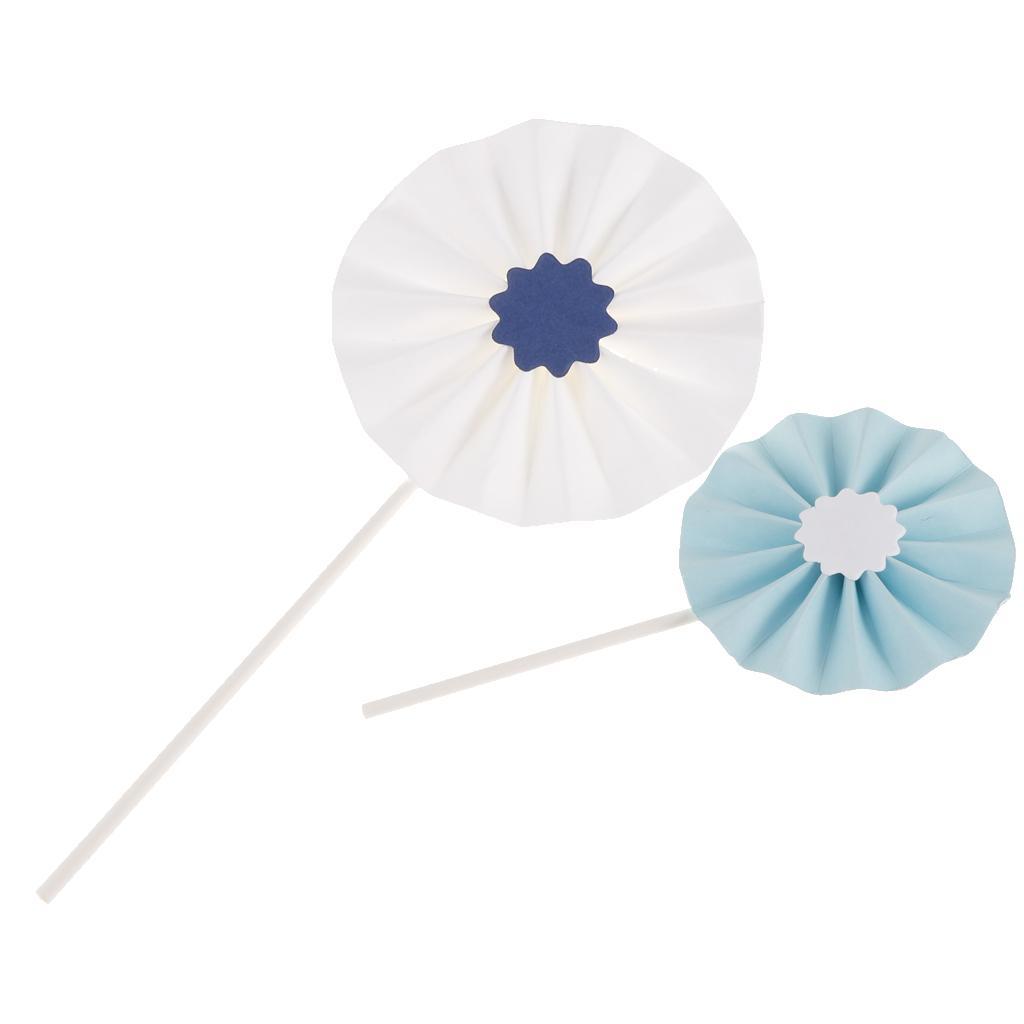 4 Pieces Lovely Sunflower Cake Toppers Kids Birthday Party Cake Decorations