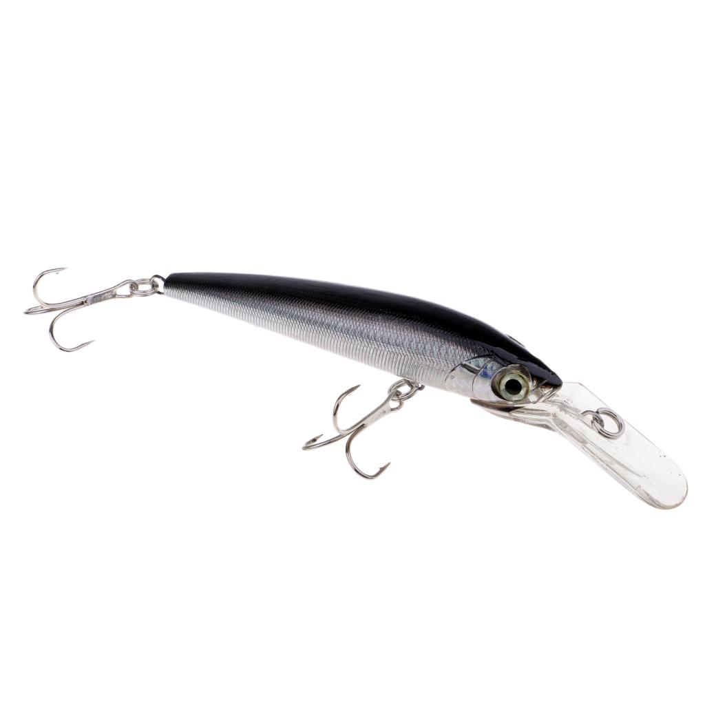 Artficial Minnow Fishing Lure Plastic Hard Bait Crankbait Hook Fishing Tackle 18cm/80g