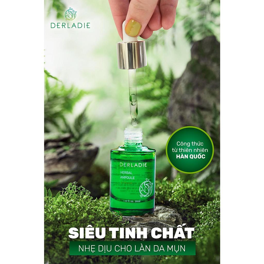 Siêu Tinh Chất Tràm Trà Giảm Mụn Sau 14 Ngày Derladie Herbal Ampoule For Blemish 30ml