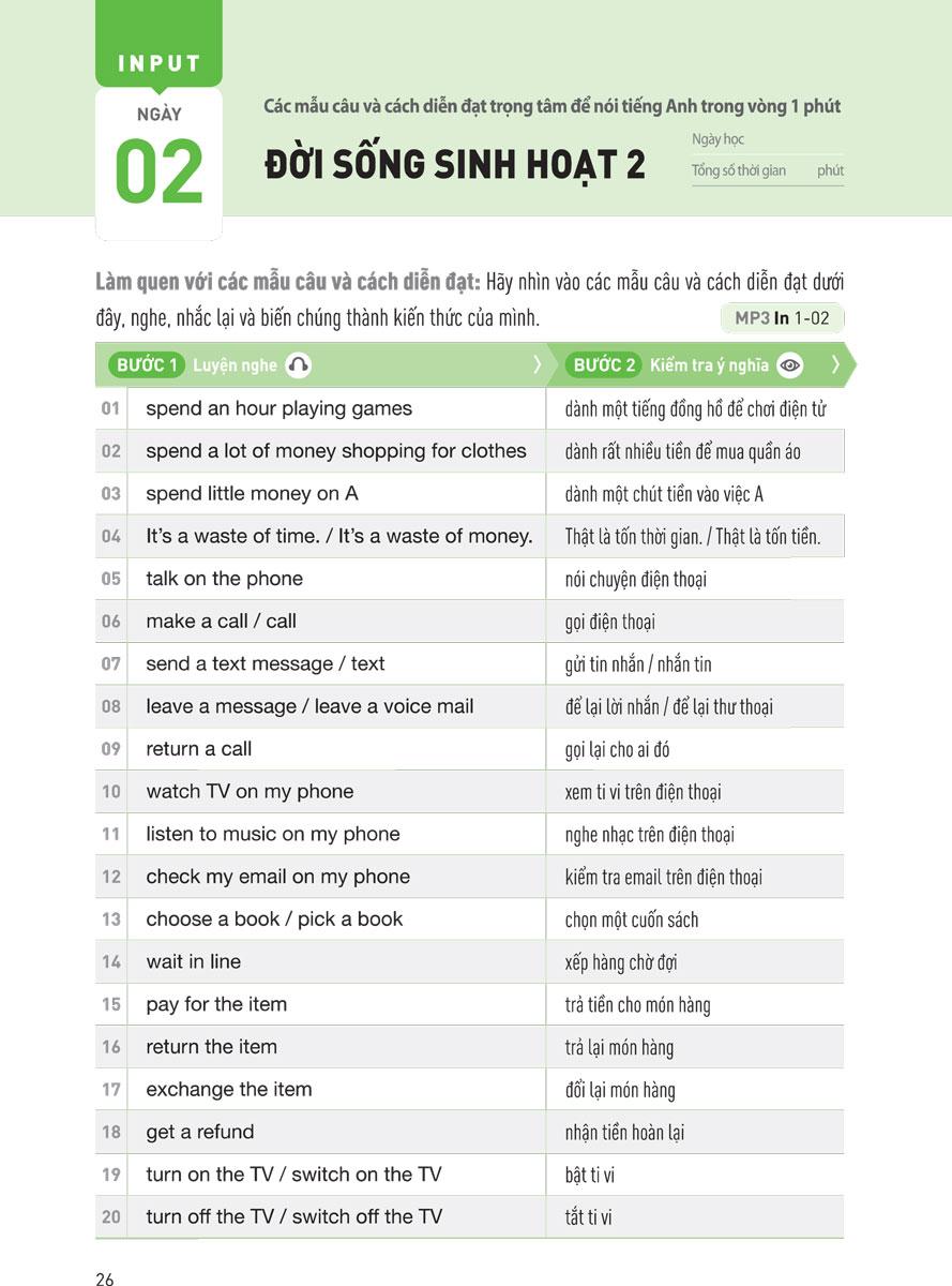 Sách Speaking Matrix - 1 Phút Nói Tiếng Anh Như Gió