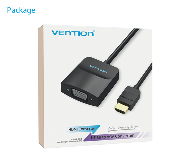 Cáp chuyển đổi HDMI to VGA (audio + nguồn) Vention ACHBB chính hãng