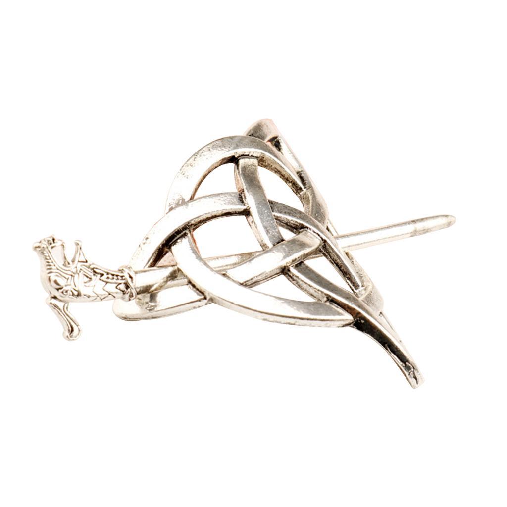 Men Knots Barrette pins Dragon Ornament