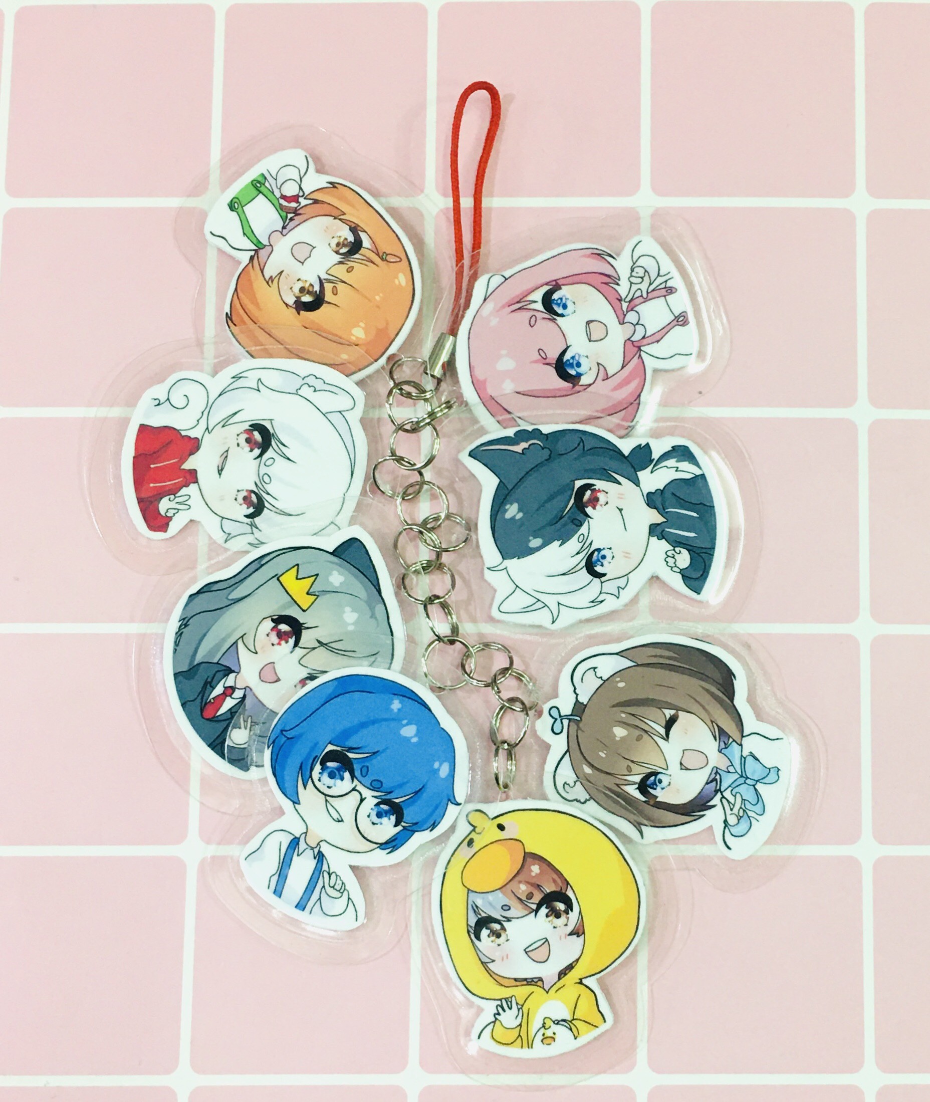 HERO TEAM Dây móc chùm 8 miếng