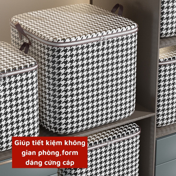 Túi Đựng Chăn Màn Quần Áo Đa Năng Cỡ Lớn 100L, Túi Đựng Đồ Có Thể Gấp Gọn Tiện Lợi GD700-CMV-kesoc