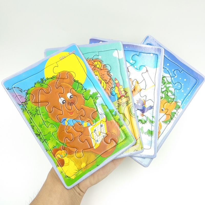 Xếp Hình A5 - Gấu Và Sư Tử A5-021