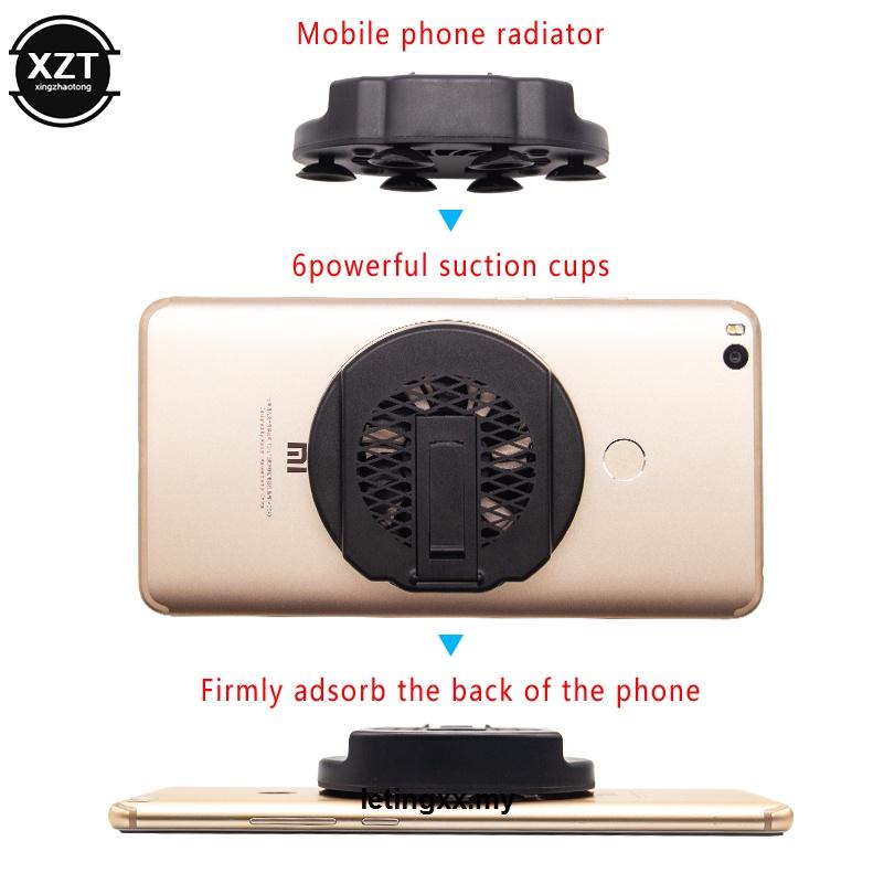 Quạt Tản Nhiệt Kiêm Giá Đỡ Cho Điện Thoại / Máy Tính Bảng Iphone Xiaomi