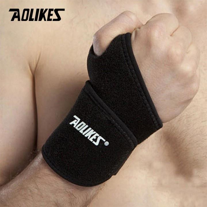 Băng cổ tay xỏ ngón cái chính hãng Aolikes AL7937