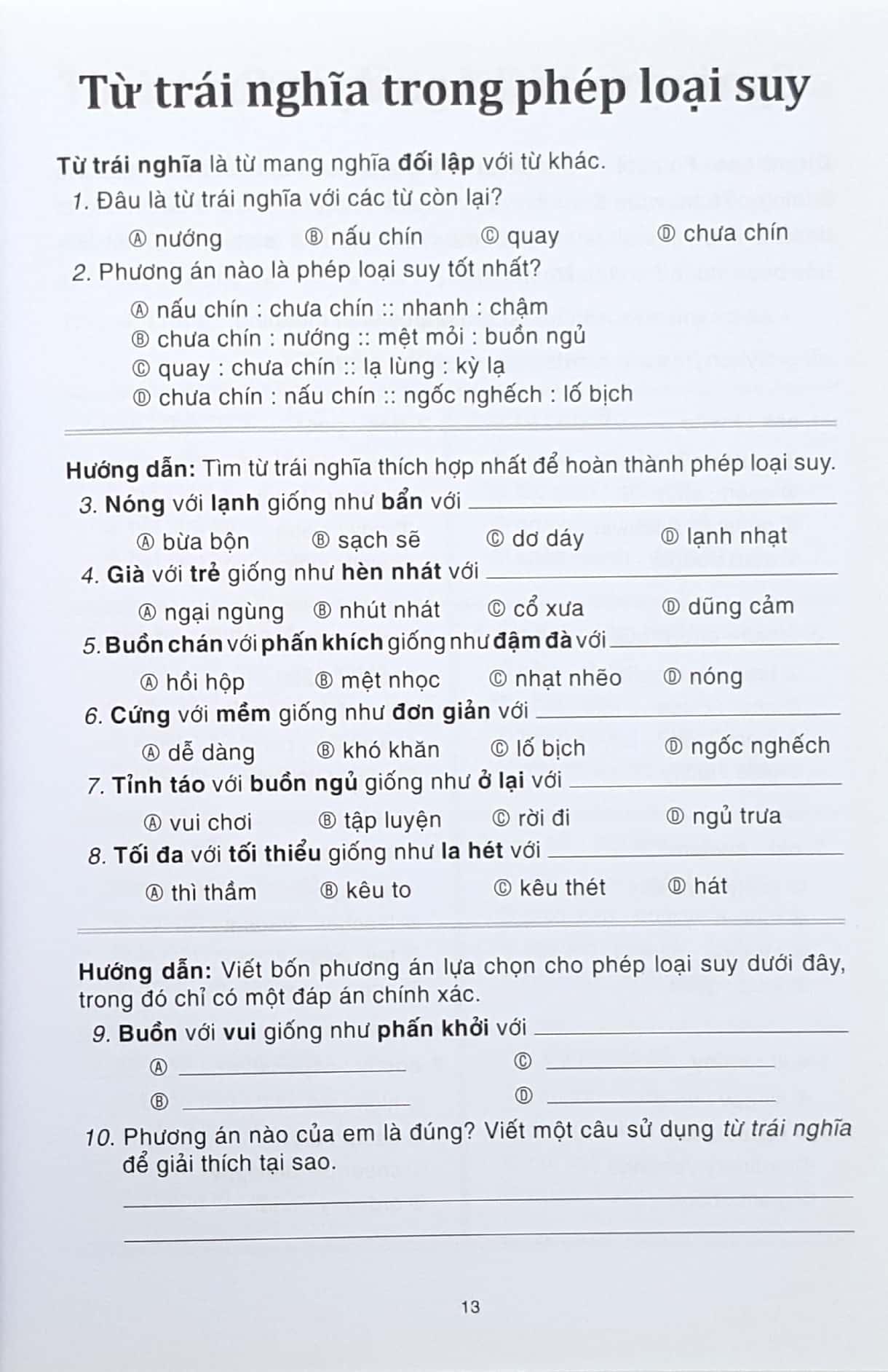 Analogies for Critical Thinking (Tập 2)