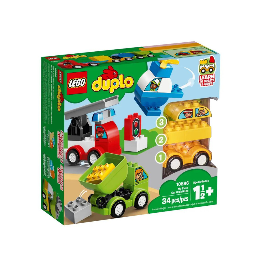 BỘ LẮP RÁP LEGO DUPLO 10886 BỘ XE HƠI ĐẦU TIÊN CỦA BÉ