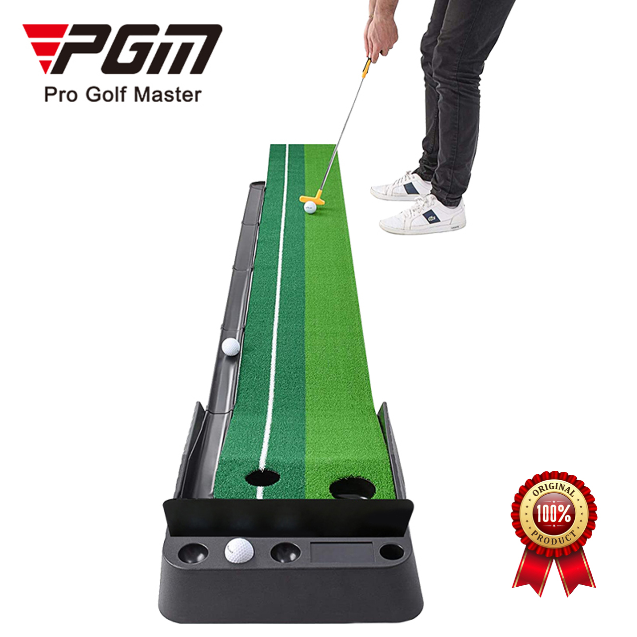 Thảm tập golf Putter PGM bằng Nhựa TL004- Hàng Chính Hãng