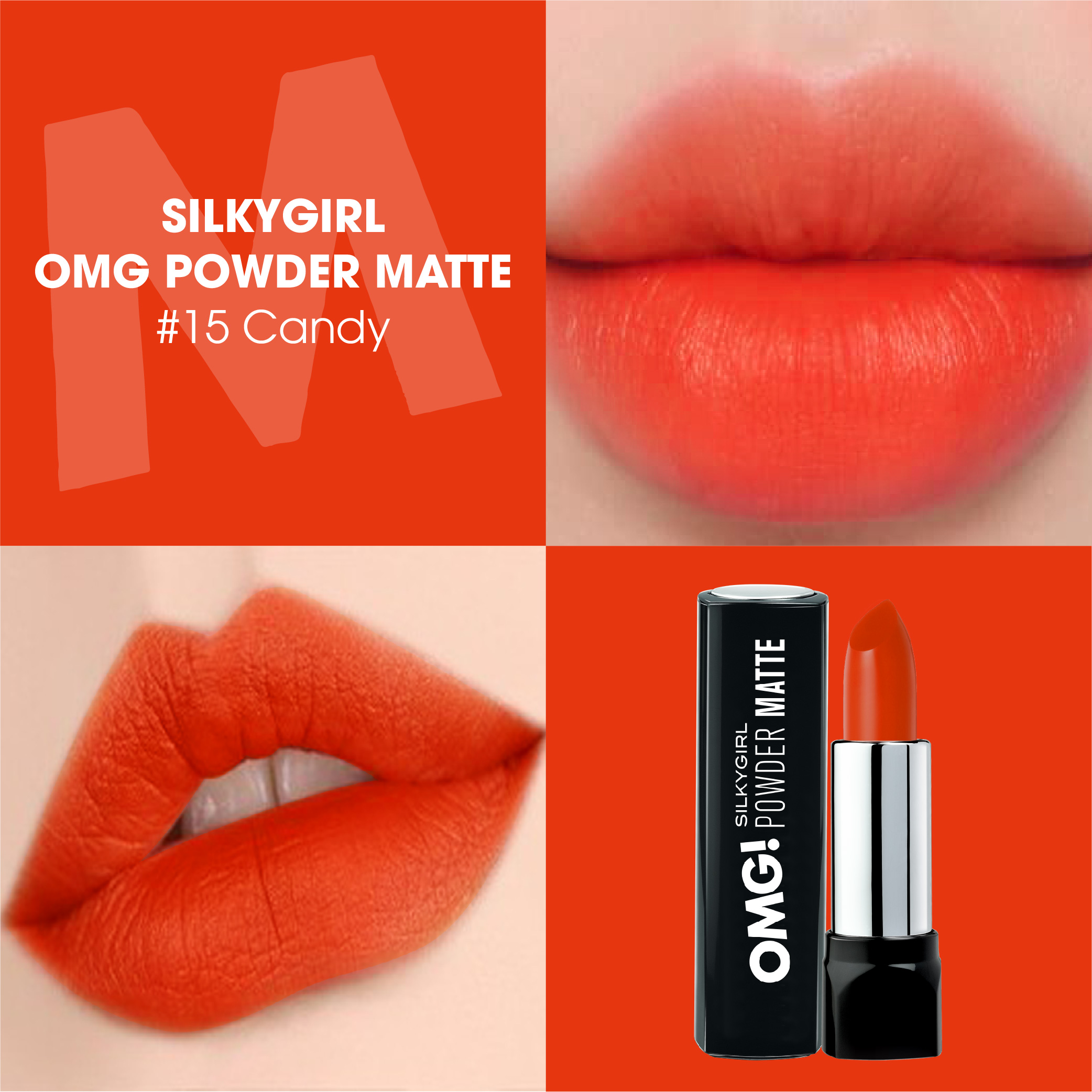 Son Lì Silkygirl OMG! Powder Matte Siêu Mịn 3.5g