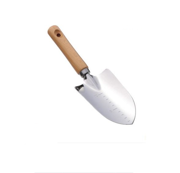 Bộ dụng cụ làm vườn inox cán gỗ cao cấp LV124
