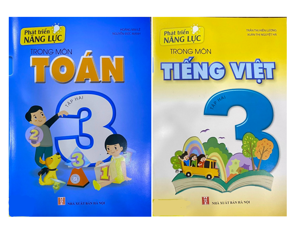Sách - Combo phát triển năng lực trong môn Toán + Tiếng Việt 3 - tập 2