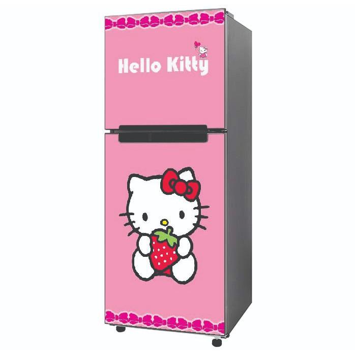 Decal trang trí tủ lạnh mẫu hello kitty 3