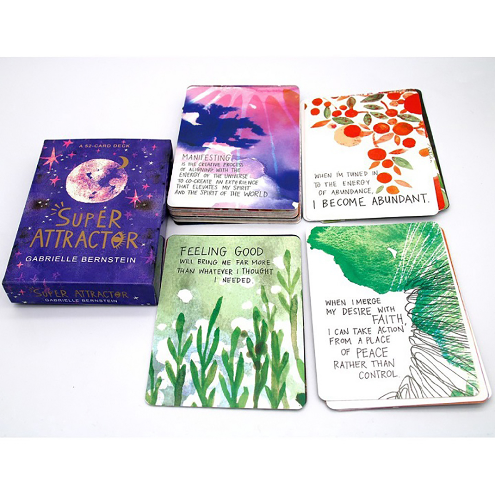 Bộ Bài Oracle Super Attractor Oracle 52 Lá Bài  Đá Thanh Tẩy
